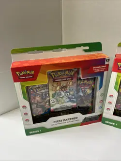 Pokemon First Partner Illustration Collection Series 1 - Lot of 3 Sealed Boxes - Image 4
