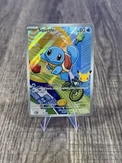 Pokemon TCG Squirtle 039 First Partner Illustration Black Star Promo NM - Image 1