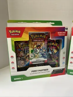 Pokemon First Partner Illustration Collection Series 1 Box (Lot of 2) - Image 2