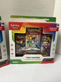 Pokemon First Partner Illustration Collection Series 1 Box (Lot of 2) - Image 3