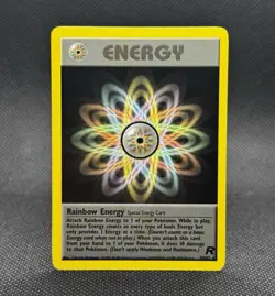 Pokemon Team Rocket Rainbow Energy Non Holo Rare - Image 1