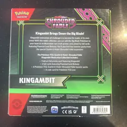 Pokemon TCG Shrouded Fable Kingambit Illustration Collection Box - New & Sealed - Image 3