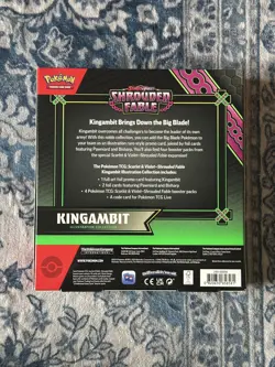 Pokemon TCG Shrouded Fable Kingambit Illustration Collection Box - New & Sealed - Image 2