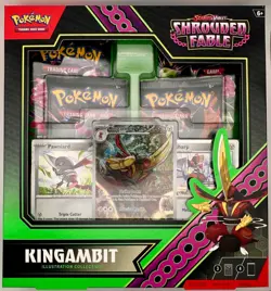 Pokemon TCG Shrouded Fable Kingambit Illustration Collection Box - New & Sealed - Image 1