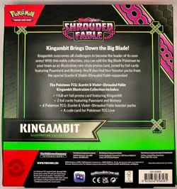 Pokemon TCG Shrouded Fable Kingambit Illustration Collection Box - New & Sealed - Image 2