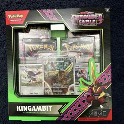 Pokemon TCG Shrouded Fable Kingambit Illustration Collection Box - New & Sealed - Image 1