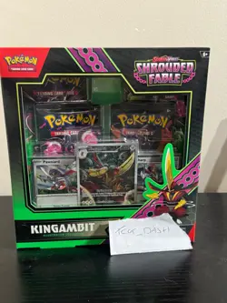 Pokemon TCG Shrouded Fable Kingambit Illustration Collection Box - New & Sealed - Image 1