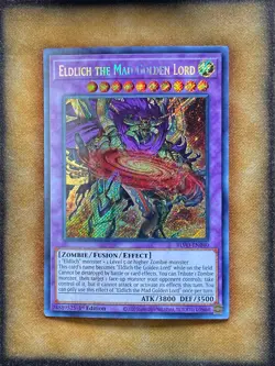 Yugioh Eldlich the Mad Golden Lord BLVO-EN040 Secret Rare 1st Ed NM - Image 1