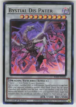 Bystial Dis Pater (Ultra Rare) Rarity Collection 5 RA05-EN041 NM Yu-Gi-Oh - Image 1