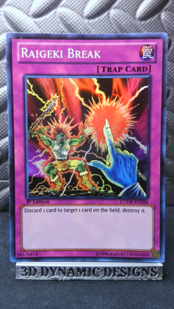 | Yugioh Raigeki Break LCYW-EN286 1st Super Rare Legendary Yugis NM- 🔥 | - Image 1