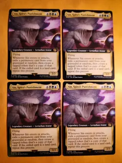 Playset of 4 Mint Sin, Spira's Punishment Extended Final Fantasy #0508 Rare MTG - Image 1