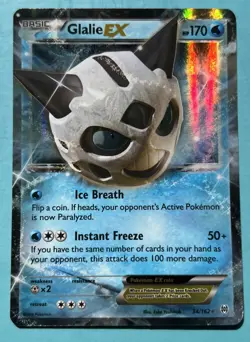 Glalie EX 34/162 XY - BREAKthrough - Pokemon Card - VLP - Image 1