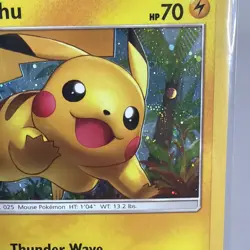 Pikachu SM76 Black Star Promo Shining Legends Holo NM Pokemon Card 2017 - Image 3