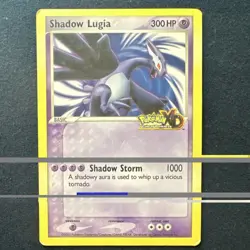 2005 Shadow Lugia Nintendo JUMBO Card - Gale Darkness Pokemon Promo - Image 1