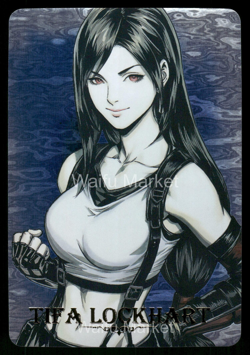 Tifa Lockhart FF VII Superheroine Waifu Card CCG - Image 1