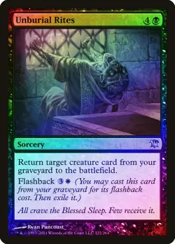Unburial Rites FOIL Innistrad PLD Black Uncommon MAGIC MTG CARD ABUGames - Image 1