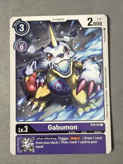Digimon TCG * Gabumon ST6-03 Uncommon * Venomous Violet * NM Card - Image 1