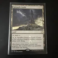x1 Gargoyle Castle 245/302 Commander 2019 Magic The Gathering MTG Near Mint - Image 1