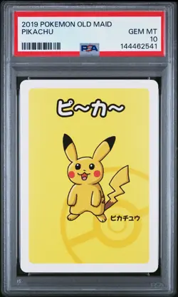 Pikachu "Happy" PSA 10 2019 Gem Mint Pokemon Old Maid Pokemon TCG - Image 1