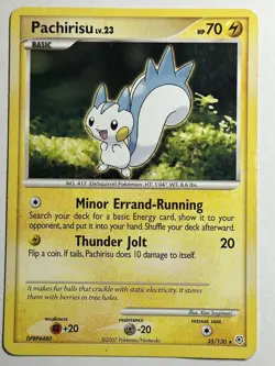 Pachirisu Diamond and Pearl 35/130 MP-HP Pokemon Card - Image 1