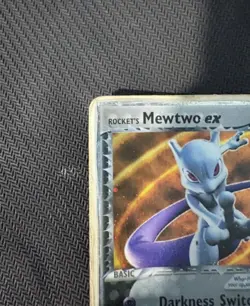 Pokemon Card- Team Rocket's Mewtwo EX 99/109 -Rocket EX Returns-Holo-Poor - Image 4