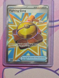 2025 Pokemon Mega Evolution Fighting Gong Ultra Rare #168/132 NM - Image 1