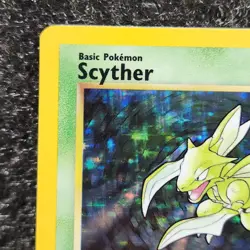 Pokemon Scyther TCG Jungle Set Holo Rare Card 10/64 Vintage Unlimited - Image 2
