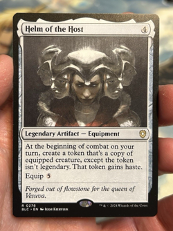 Helm of the Host Commander: Bloomburrow Regular MTG NM - Image 1