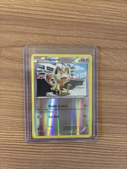 Meowth - 80/99 - Mirror Reverse Holo Promo - BW: Next Destinies Pokemon TCG MP+ - Image 1
