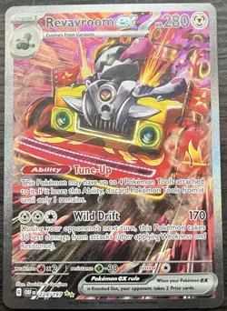 Revavroom ex 224/197 Pokemon TCG Scarlet & Violet Obsidian Flames SIR MINT NM - Image 1