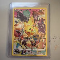 Pokemon TCG : Pikachu (Secret Rare) 160/159 Crown Zenith Holo NM - Image 1