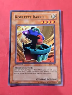 2003 Yu-Gi-Oh! TCG Magician's Force 1st Edition #MFC025 Roulette Barrel, C, cd1 - Image 1
