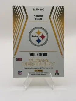 2025 Panini Donruss Elite Turn of the Century Auto Will Howard /499 #TOC-WHO - Image 2