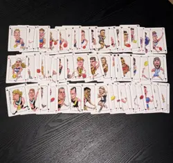 COMPLETE SET of 54x 2026 AFL Teamcoach Wildcard Playing Insert Cards Lot Daicos - Image 2