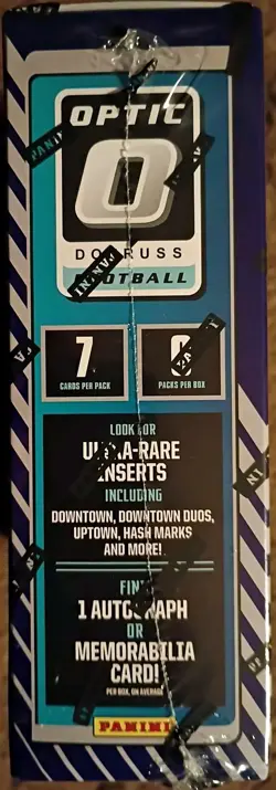 Panini 2025 Donruss Optic Football Mega Box Trading Cards 6 Packs of 7 Cards - Image 3