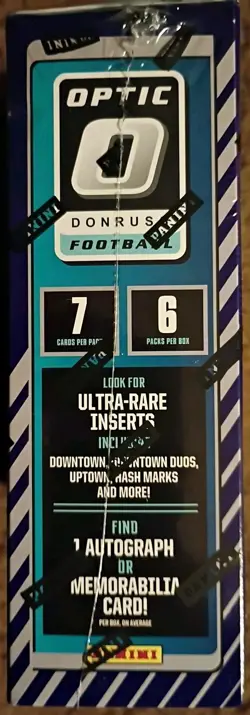 Panini 2025 Donruss Optic Football Mega Box Trading Cards 6 Packs of 7 Cards - Image 4