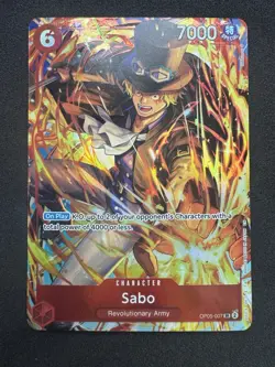 Sabo (Illustration Box Vol.5) OP05-007 One Piece Promotion Cards Foil - Image 1