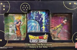 NEW SEALED Dragon Ball Super Theme Selection Box: HISTORY OF SON GOKU, 15 Cards - Image 1