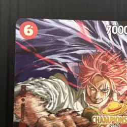 Shanks P-083 Championship Tournament Promo CS One Piece Card English - Image 3