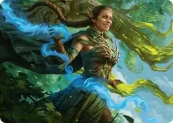 Nissa, Worldsoul Speaker Art Card Near Mint Reg Special 31 - Image 1