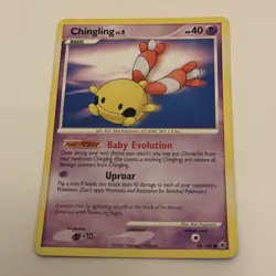 Chingling 58/100 Diamond & Pearl Majestic Dawn Pokemon Card VGC Sleeved Vintage - Image 2