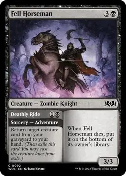 Fell Horseman NM Foil Common 92 - Image 1