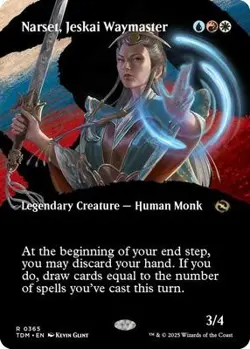 Narset, Jeskai Waymaster (Borderless) NM Reg Rare - Image 1