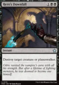Hero's Downfall Foundations (FDN) 175 MTG Foil - Image 1