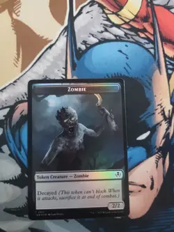 MTG Mint Singles - Zombie 0011 / Zombie 0012 Token | INR | Foil | NM/M | - Image 2