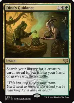 Dina's Guidance Near Mint 184 Secrets of Strixhaven Foil - Image 1