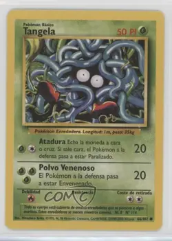 Tangela Spanish Pokemon Base Set #66 1999 - Image 1