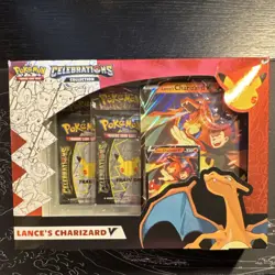 Pokemon Celebrations Collection Box English 2021 Lance's Charizard V - Image 1