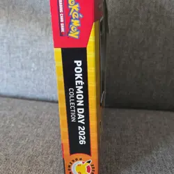 Pokemon TCG Pokemon Day 2026 Collection Box Pikachu Promo Coin 3 Boosters - Image 4