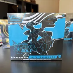 Pokemon Scarlet & Violet Black Bolt Elite Trainer Box - New Sealed Box - English - Image 1